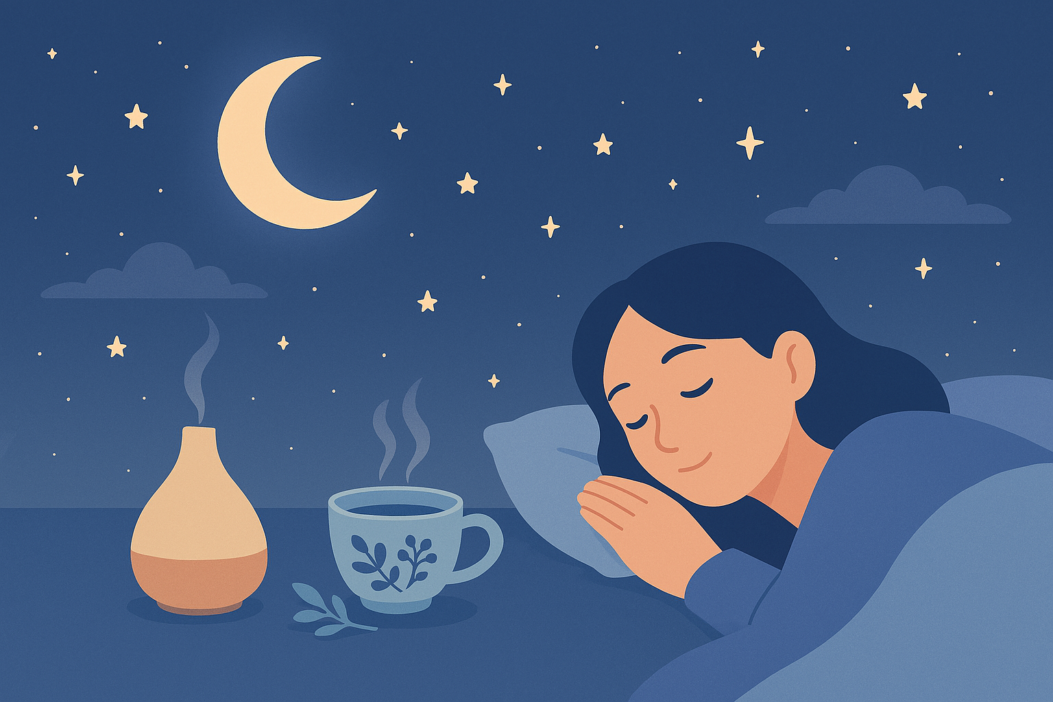 不眠症の原因と治し方|眠れない夜を改善する7つの習慣と快眠法
